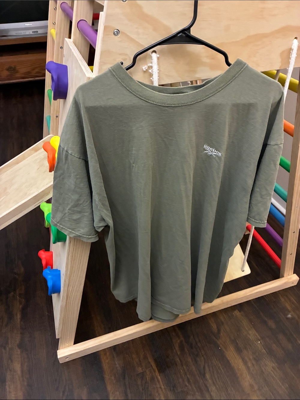 Reebok Men’s Olive Crewneck Short Sleeve Tee
